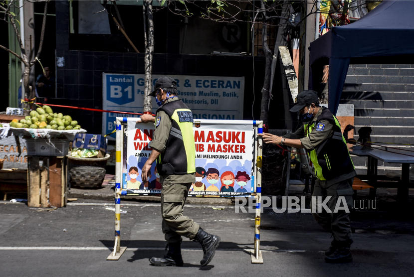 Operasi Yustisi di Kawasan Pasar Baru, Jalan Otto Iskandar Dinata, Kota Bandung (ilustrasi) 