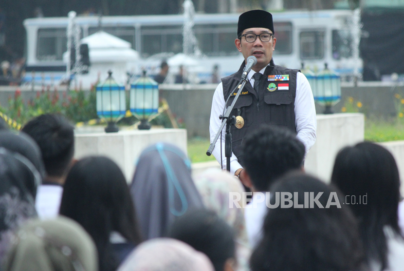 Gubernur Jawa Barat Ridwan Kamil (Emil). Ridwan Kamil akan putuskan maju ke Pilgub DKI atau Jabar setelah Februari 2024.
