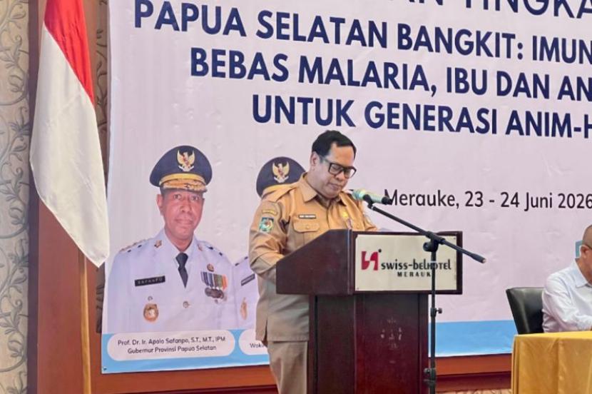 Pemprov Papua Selatan Perkuat Sinergi Percepat Imunisasi dan Kendalikan Malaria