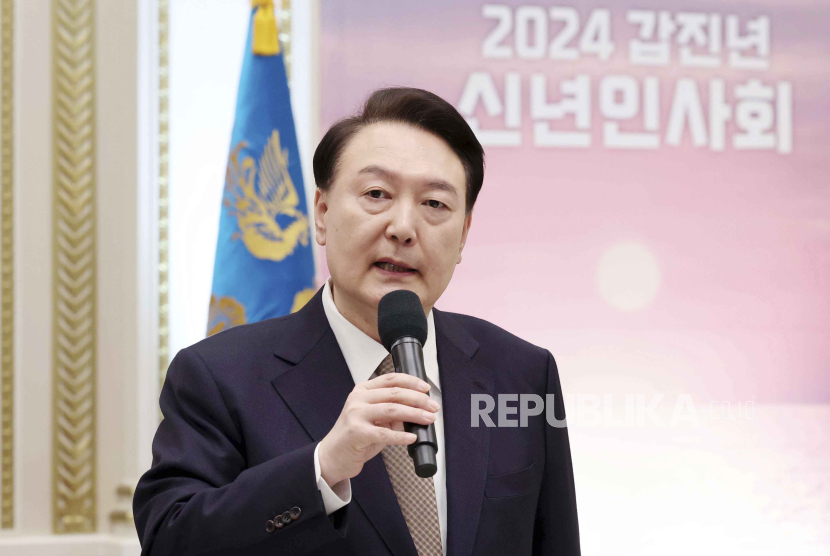 Presiden Korea Selatan Yoon Suk Yeol. 