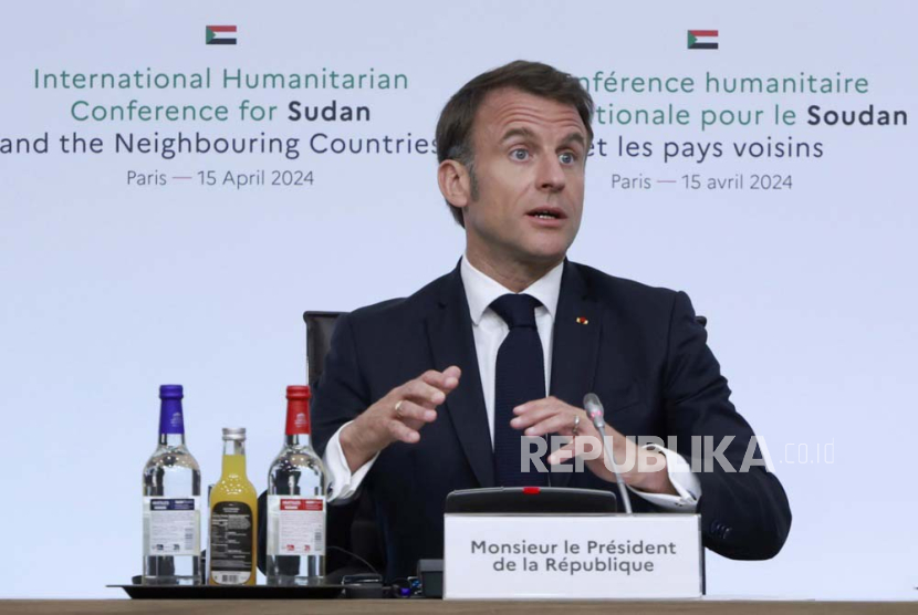 Presiden Prancis Emmanuel Macron mengatakan negaranya siap mengakui Palestina. 