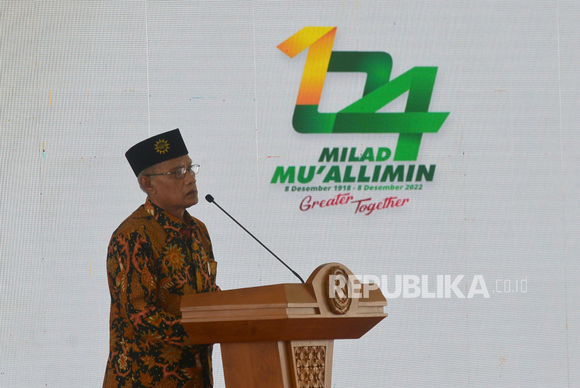 Haedar Nashir: Muhammadiyah Mendidik Kader Cendekiawan Bangsa. Foto: Ketua PP Muhammadiyah Haedar Nashir  