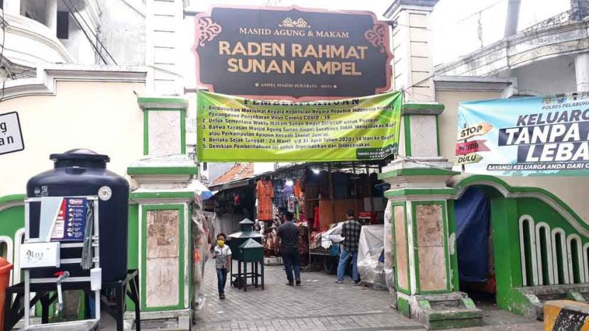 Foto: Sepinya Wisata Religi Sunan Ampel Surabaya Imbas PSBB