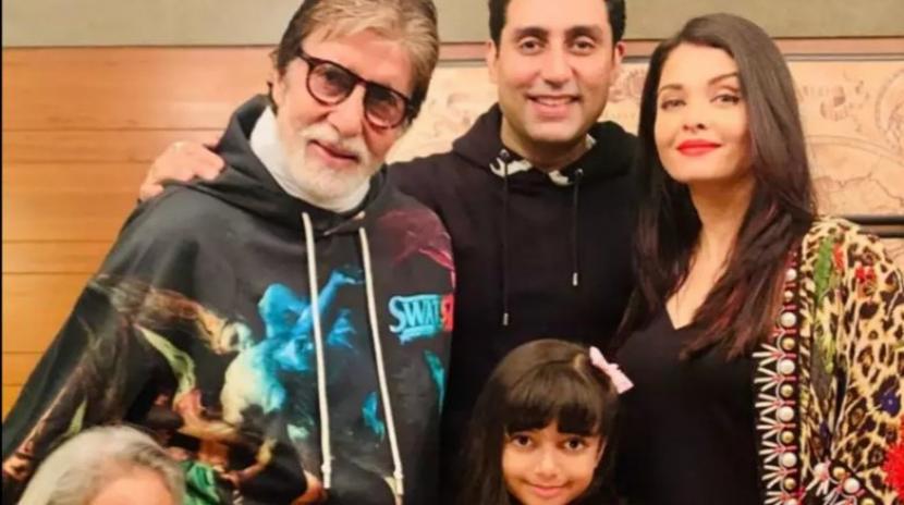 Amitabh Bachchan dan keluarga. 