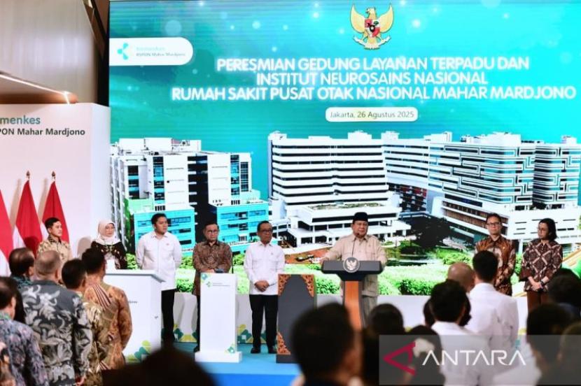 Prabowo Resmikan Gedung Baru RSPON, Tekankan Pentingnya Istirahat Dokter