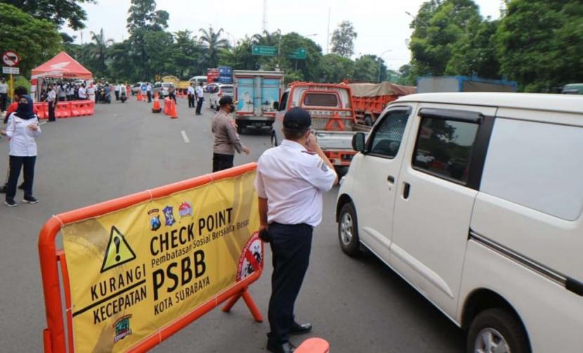 Hari Kelima PSBB di Surabaya, Pelanggar Mulai Ditindak Tegas