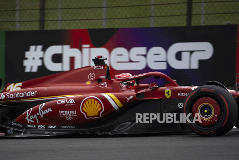  Pembalap Scuderia Ferrari Charles Leclerc (ilustrasi). Leclerc mengisi pole position pada GP F1 Monaco.