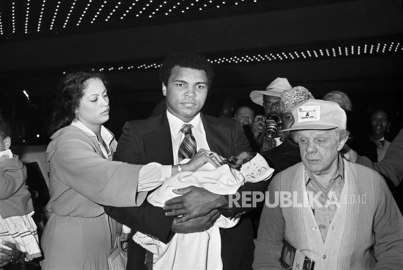 Legenda tinju Muhammad Ali. 