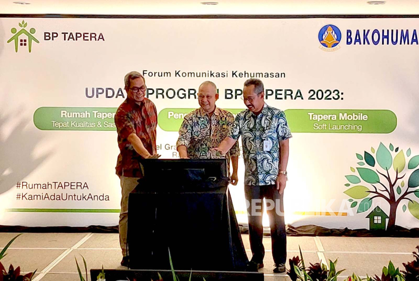 BP Tapera meluncurkan aplikasi Tapera Mobile untuk mempermudah akses fasilitas kredit rumah di Jakarta, Rabu (2/8/2023).  