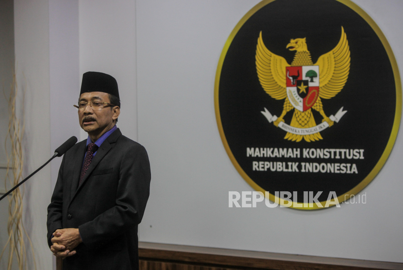 Ketua Mahkamah Konstitusi Suhartoyo. Ketua MK Suhartoyo sebut dua gugatan sengketa Pilpres 2024 sudah diterima lembaganya.