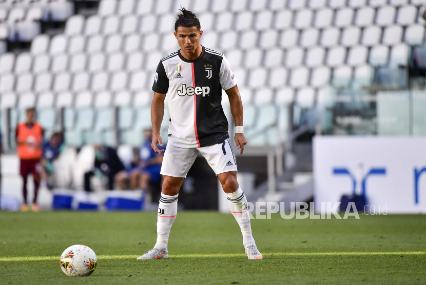 Penyerang Juventus, Cristiano Ronaldo 