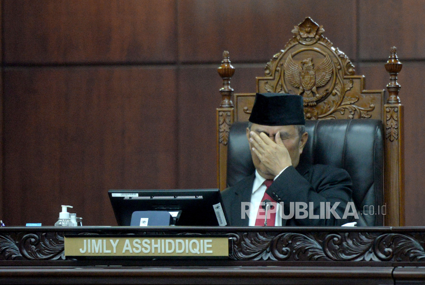 Ketua Majelis Kehormatan Mahkamah Konstitusi (MKMK), Prof Jimly Asshiddiqie.