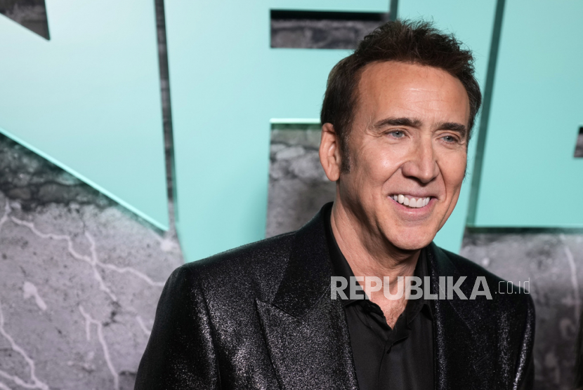 Nicolas Cage menghadiri premiere film terbarunya, Renfield, di Museum of Modern Art, di New York, AS pada 28 Maret 2023. Cage mengaku tidak bangkrut meski punya banyak utang.  
