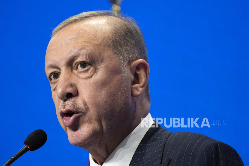 Turki Siapkan Kerja Sama Investasi dengan Israel dan Mesir. Presiden Turki Recep Tayyip Erdogan.