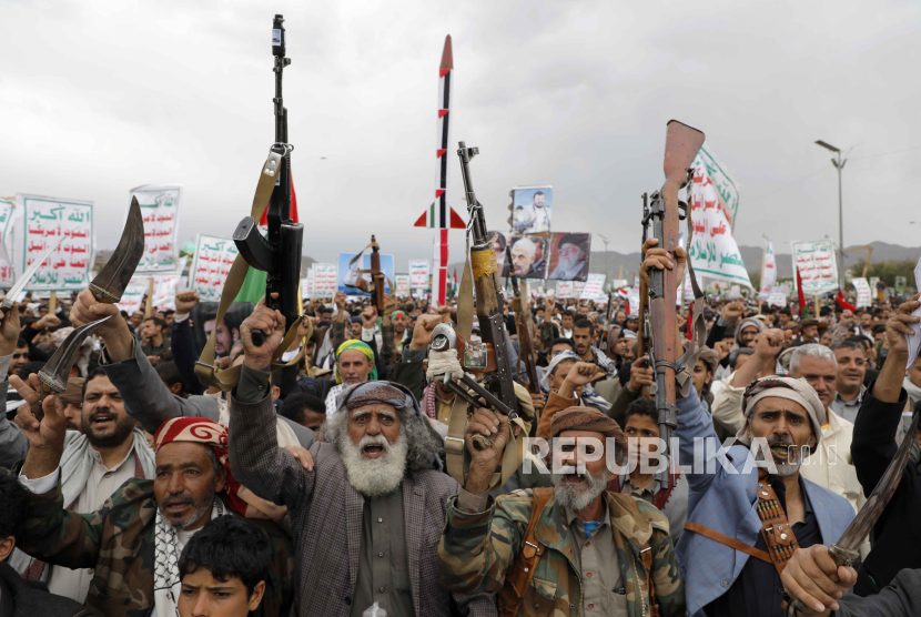 Houthi Yaman mendukung Palestina. Houthi berjanji melakukan perlawanan selama Gaza Palestina digempur
