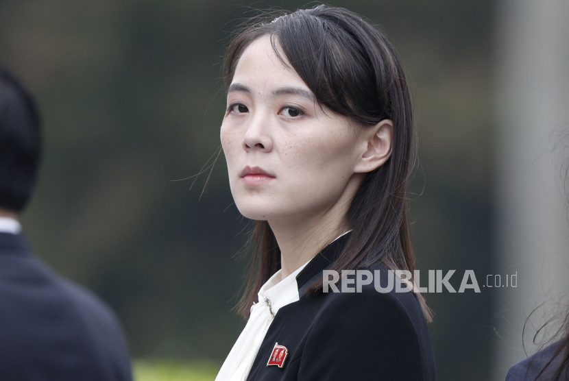  Kim Yo-jong, saudara perempuan pemimpin Korea Utara Kim Jong-un.