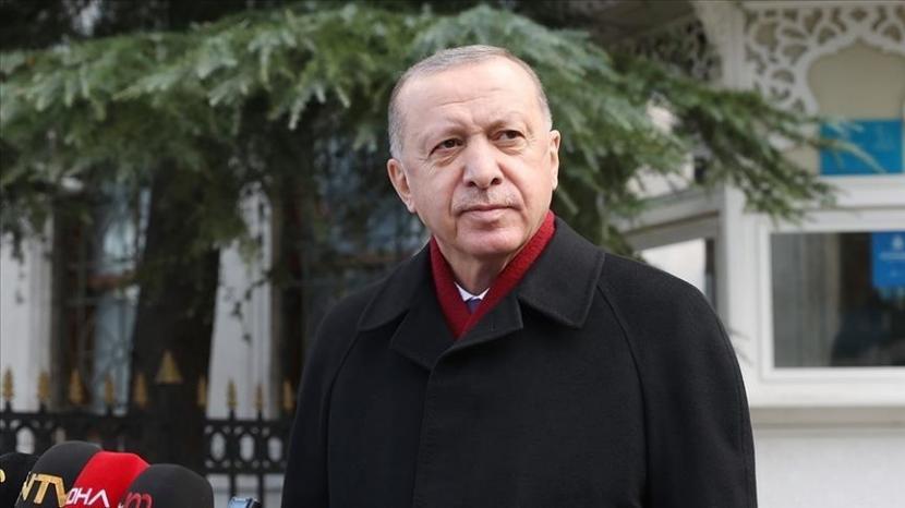 Presiden Turkiye Recep Tayyip Erdogan pada Senin (2/5/2022) mengatakan bahwa dia 
