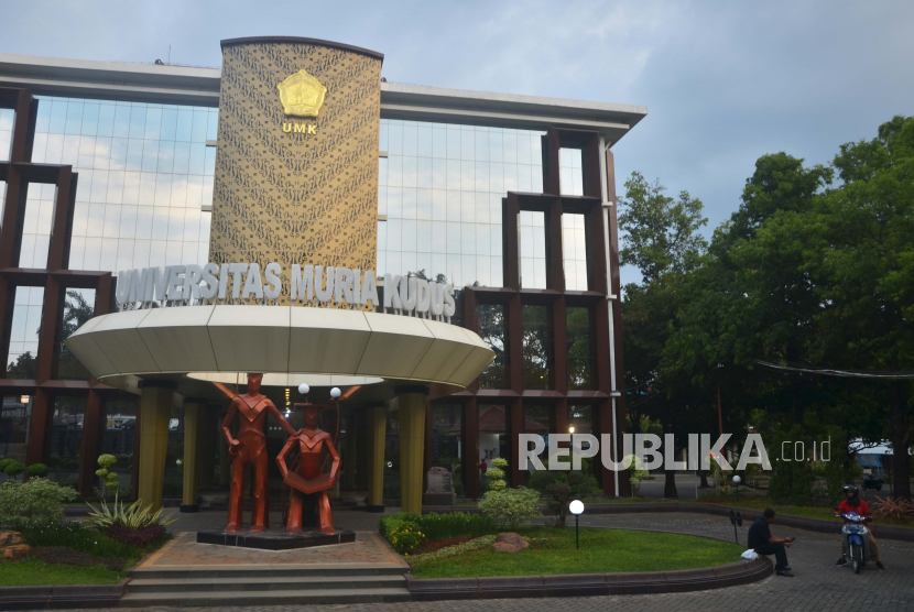 Suasana salah satu gedung Universitas Muria Kudus (UMK) di Gondangmanis, Kudus, Jawa Tengah, Kamis (2/7/2020) (ilustrasi).
