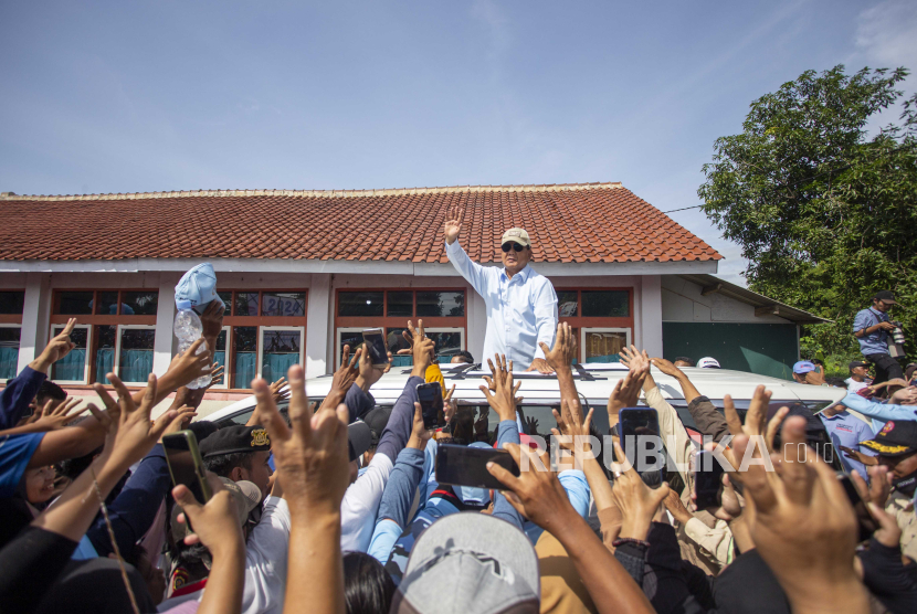 Calon presiden nomor urut 2 Prabowo Subianto. TKN merasa isu pangan disepelekan, Prabowo ingin masyarakat Indonesia kenyang.