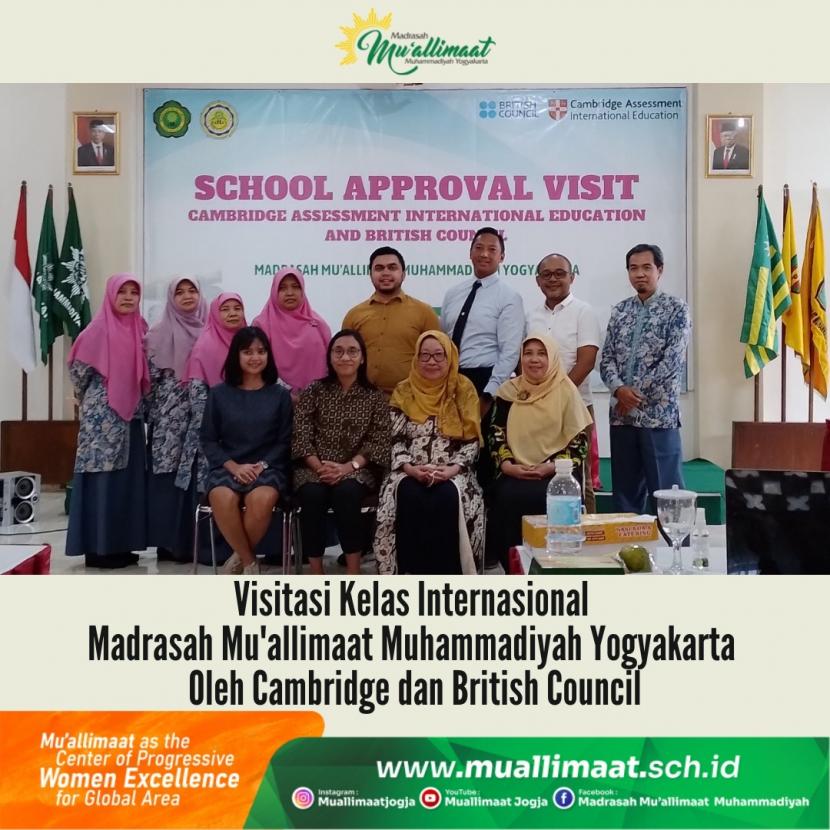 Lembaga Bergengsi dari Inggris Visitasi Kelas Internasional Madrasah Mu’allimaat  - Suara Muhammadiyah
