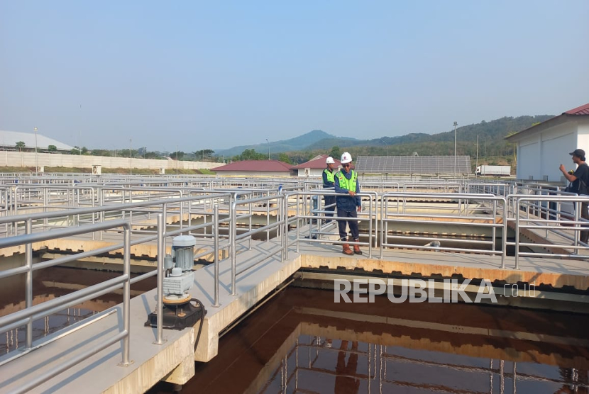 Suasana di kawasan industri terpadu Batang (KITB) atau Grand Batang City, Jawa Tengah, Kamis (25/7/2024).