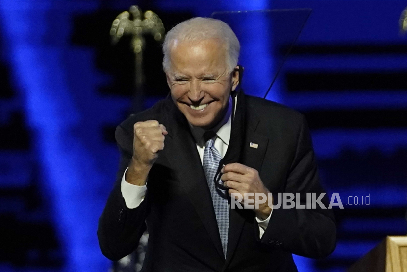  Presiden terpilih Amerika Serikat (AS) Joe Biden.