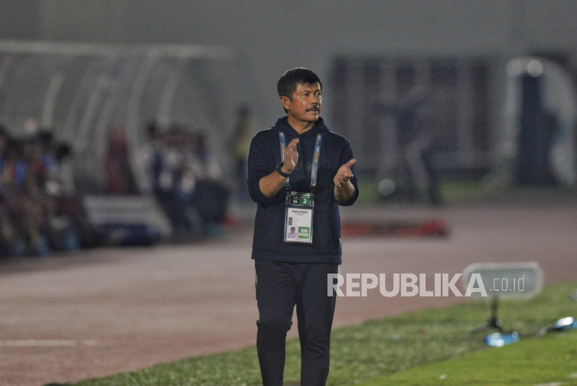 Pelatih Timnas Indonesia U-20 Indra Sjafri .