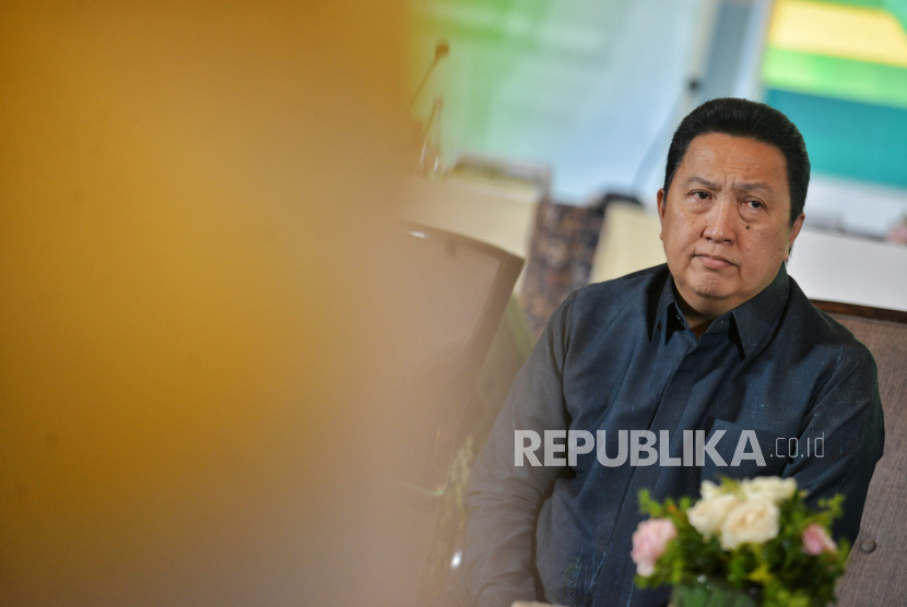Pengusaha Garibaldi 'Boy' Thohir resmi diangkat sebagai Wakil Presiden Komisaris PT Alamtri Resources Indonesia Tbk (ADRO) dalam Rapat Umum Pemegang Saham Tahunan (RUPST) 2025. 