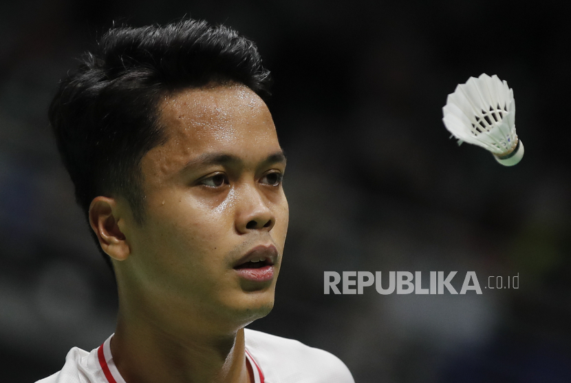 Pebulu tangkis tunggal putra Indonesia, Anthony Sinisuka Ginting.