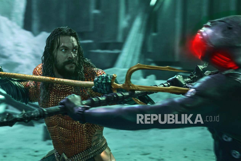 Foto adegan film Aquaman and the Lost Kingdom. Jason Momoa sudah memprediksi bahwa film Aquaman akan mendapatkan kritikan.