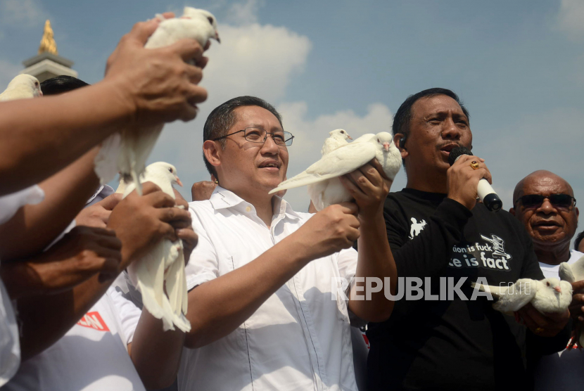 Ketua Umum Partai Kebangkitan Nusantara (PKN) Anas Urbaningrum. Pengamat sebut sindiran Anas Urbaningrum bisa menjadi gangguan serius untuk Demokrat.