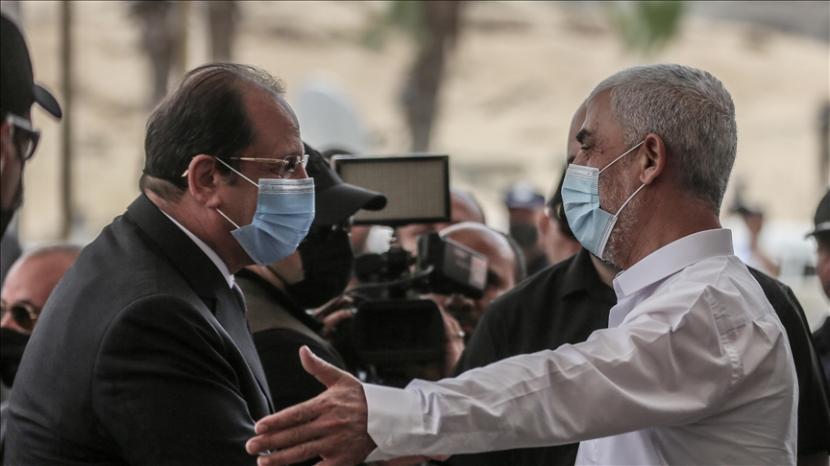 Kepala intelijen Mesir mengadakan pembicaraan dengan para pemimpin Hamas di Gaza - Anadolu Agency