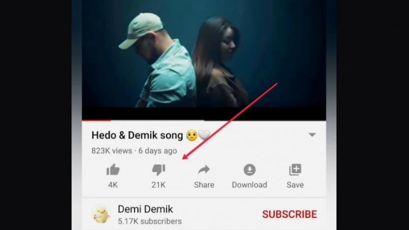 Konten video musik Dayana di YouTube banjir dislike dari netizen