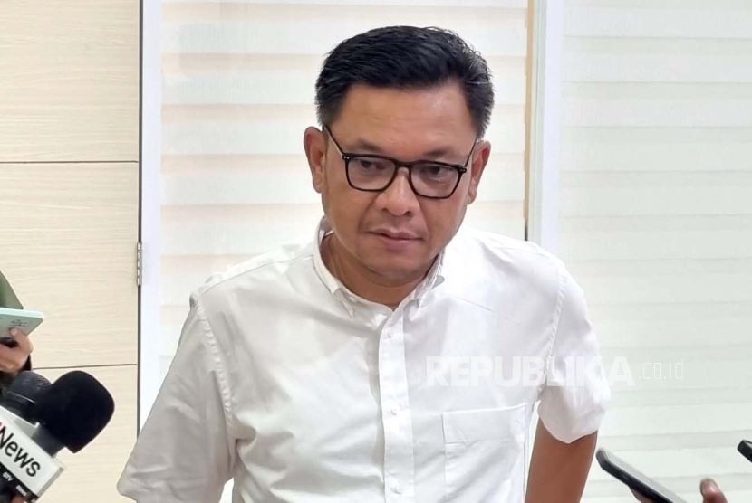 Ketua DPD Partai Golkar Jawa Barat, Ace Hasan Syadzily, di Gedung Nusantara II, Kompleks Parlemen, Jakarta, Selasa (27/2/2024).