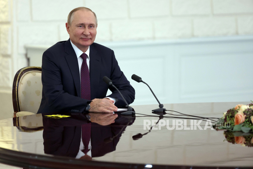 Presiden Rusia Vladimir Putin. Putin telah dikonfirmasi tidak akan hadir pada KTT G20 di Bali.