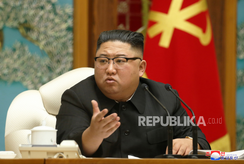 Kim Jong-un Pemimpin Republik Demokratik Rakyat Korea  menyebut Amerika Serikat musuh terbesar Korea Utara