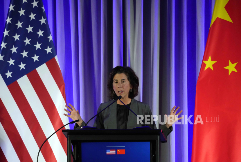 Menteri Perdagangan AS Gina Raimondo. AS dan Indo Pasifik