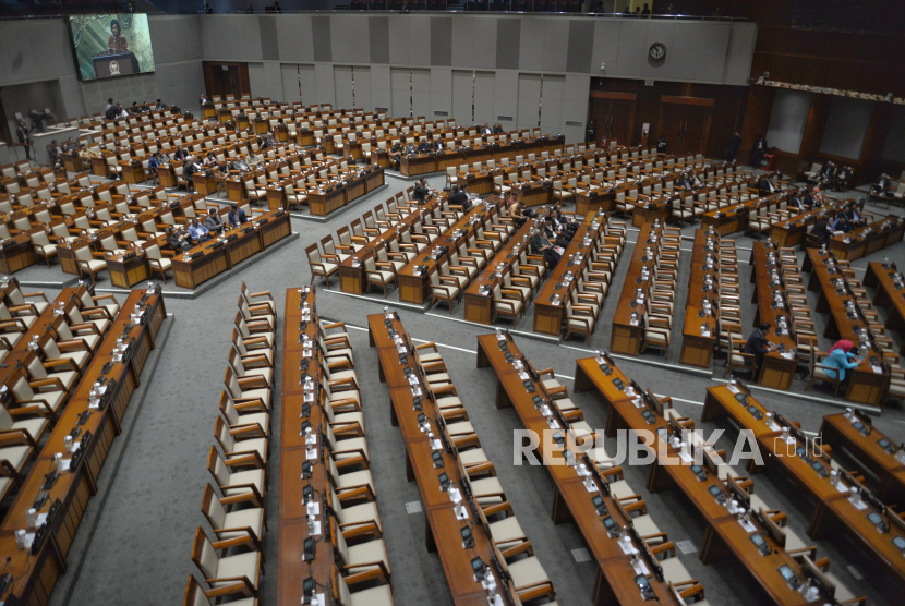 Suasana gedung DPR.