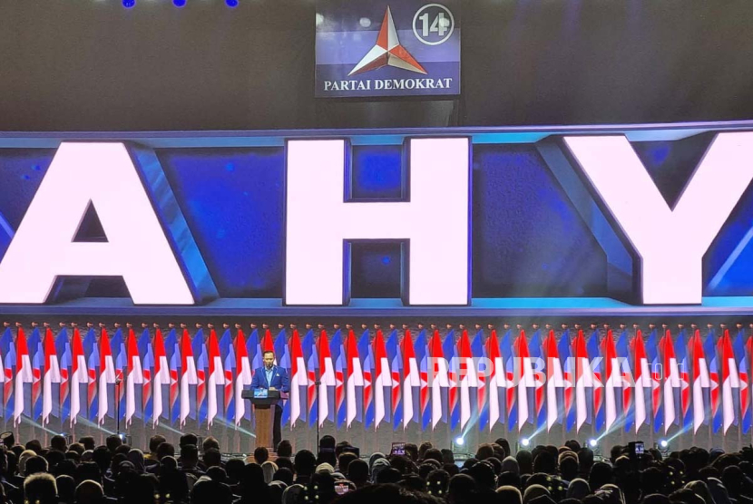 Ketua Umum Partai Demokrat, Agus Harimurti Yudhoyono (AHY). Ketum Demokrat AHY yakin Prabowo pemimpin yang prioritaskan kepentingan bangsa.