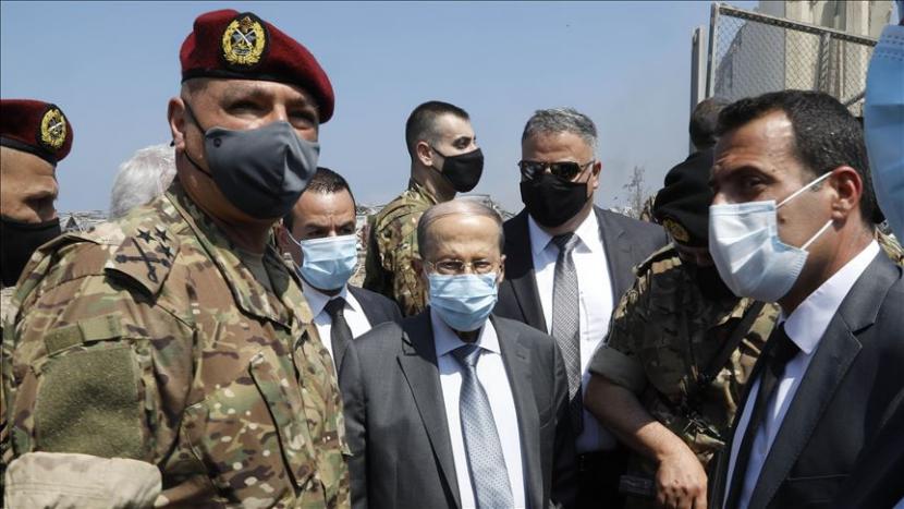 Presiden Lebanon Michel Aoun menunda pembicaraan konsultatif untuk membentuk pemerintahan baru