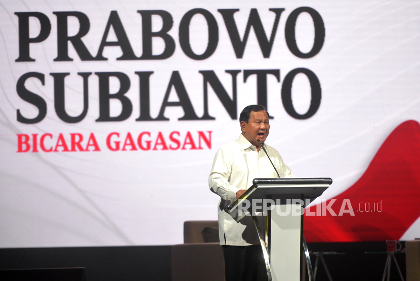 Bakal calon presiden (Bacapres) dari Partai Gerindra, Prabowo Subianto. Dala survei IPS, mayoritas responden pemilih PKB cenderung akan mendukung Prabowo.