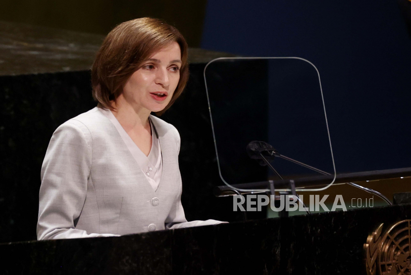  Presiden Moldova Maia Sandu menuduh Rusia berencana menggulingkan pemerintahannya dengan paksa untuk menggagalkan aspirasinya bergabung dengan Uni Eropa.