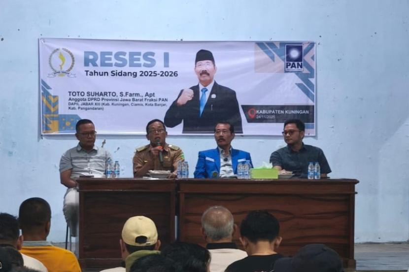 Legislator Jabar tampung aspirasi soal jalan usaha tani di Kuningan.