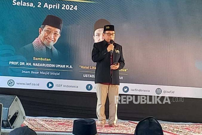 Kantor Perwakilan BI Provinsi Jakarta menggelar kegiatan Ngabuburit Halal Lifestyle di Masjid Istiqlal, Jakarta, Selasa (2/4/2024). 