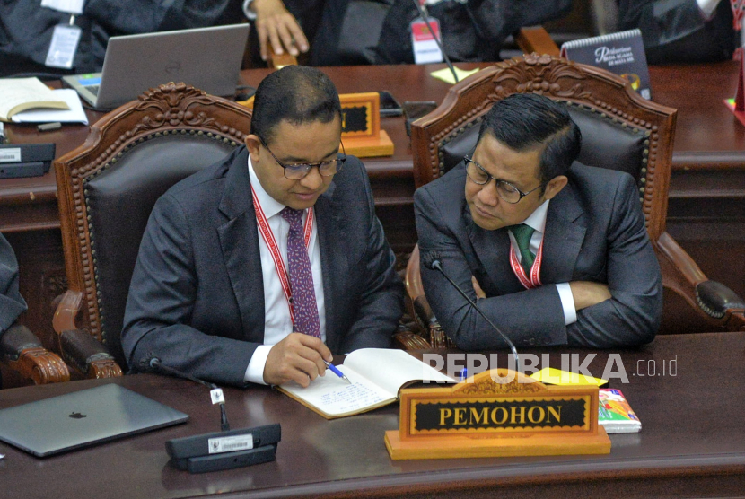 Anies Baswedan dan Muhaimin Iskandar.