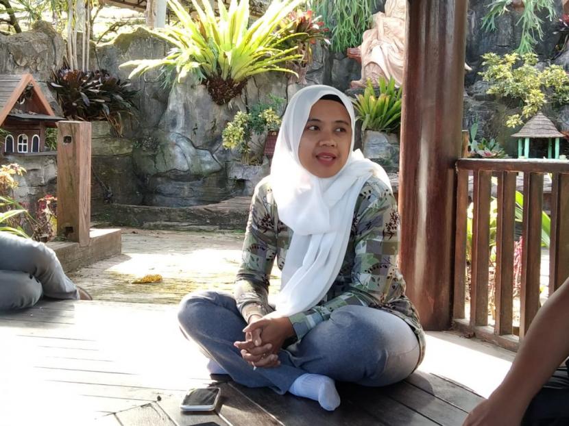 Kepala SMA SPI Kota Batu, Risna Amalia Ulfa (Foto: Galih Rakasiwi/jatimnow.com)