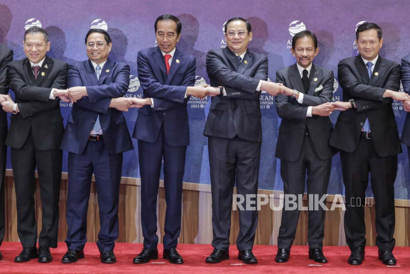 Para pemimpin negara-negara ASEAN.