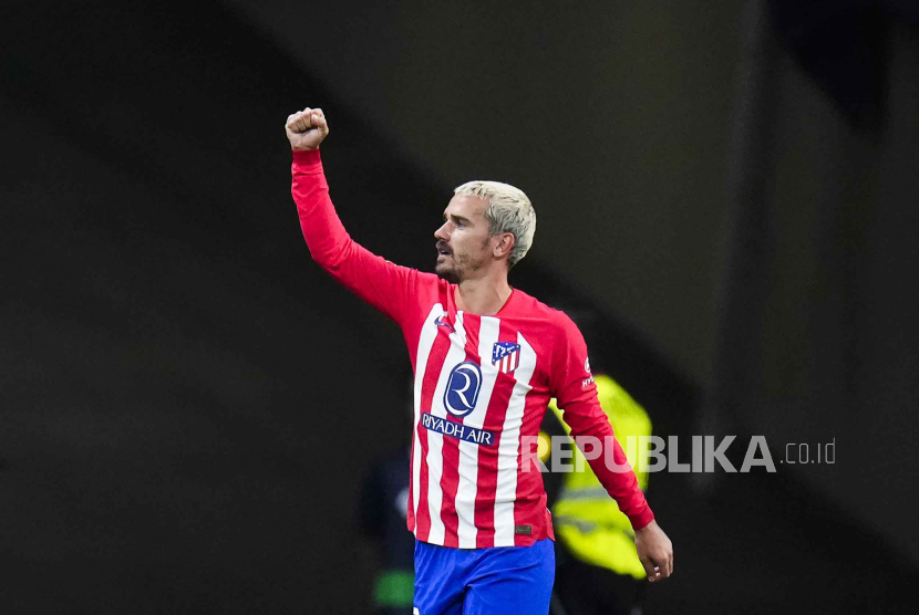 Penyerang Atletico Madrid asal Prancis, Antoine Griezmann, yang kini diincar Manchester United.