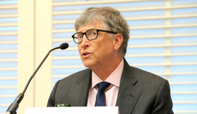 Bill Gates Prediksi AS Baru Bebas dari Corona Tahun 2021. (FOTO: Reuters/Pierre Albouy)