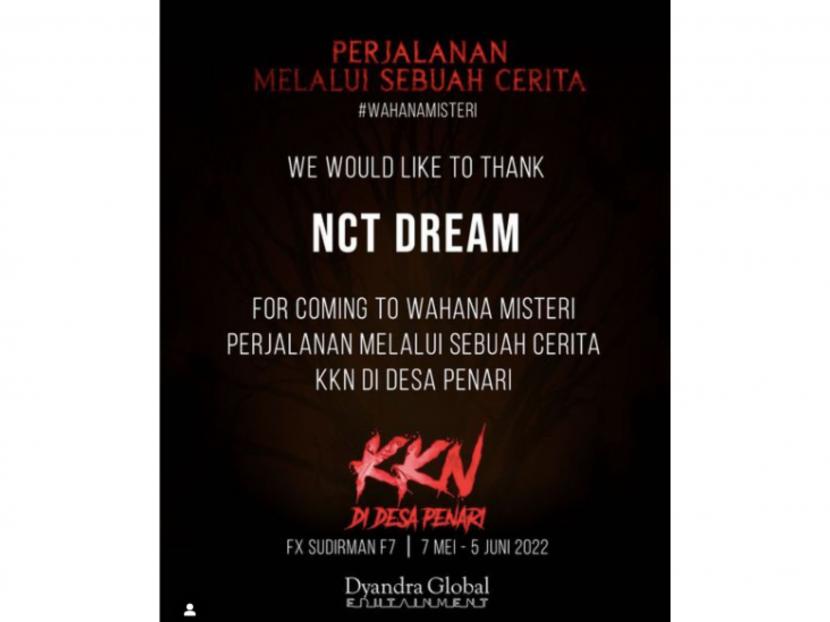 NCT Dream kunjungi wahana KKN di Desa Penari